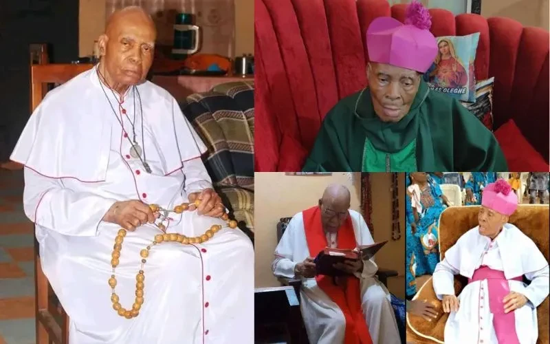 The late Monsignor Thomas Oleghe, the oldest priest in Nigeria, who died on the feast of Christ the King, Nov. 24, at the age of 104.?w=200&h=150