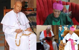 The late Monsignor Thomas Oleghe, the oldest priest in Nigeria, who died on the feast of Christ the King, Nov. 24, at the age of 104. Credit: Diocese of Auchi