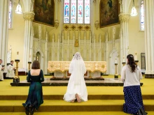 Holly Garnett is consecrated in the Military Ordinariate of Canada as a consecrated virgin.