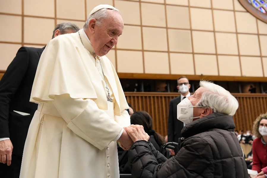 Pope Francis’ general audience in the Paul VI Hall at the Vatican, Feb. 23, 2022.?w=200&h=150