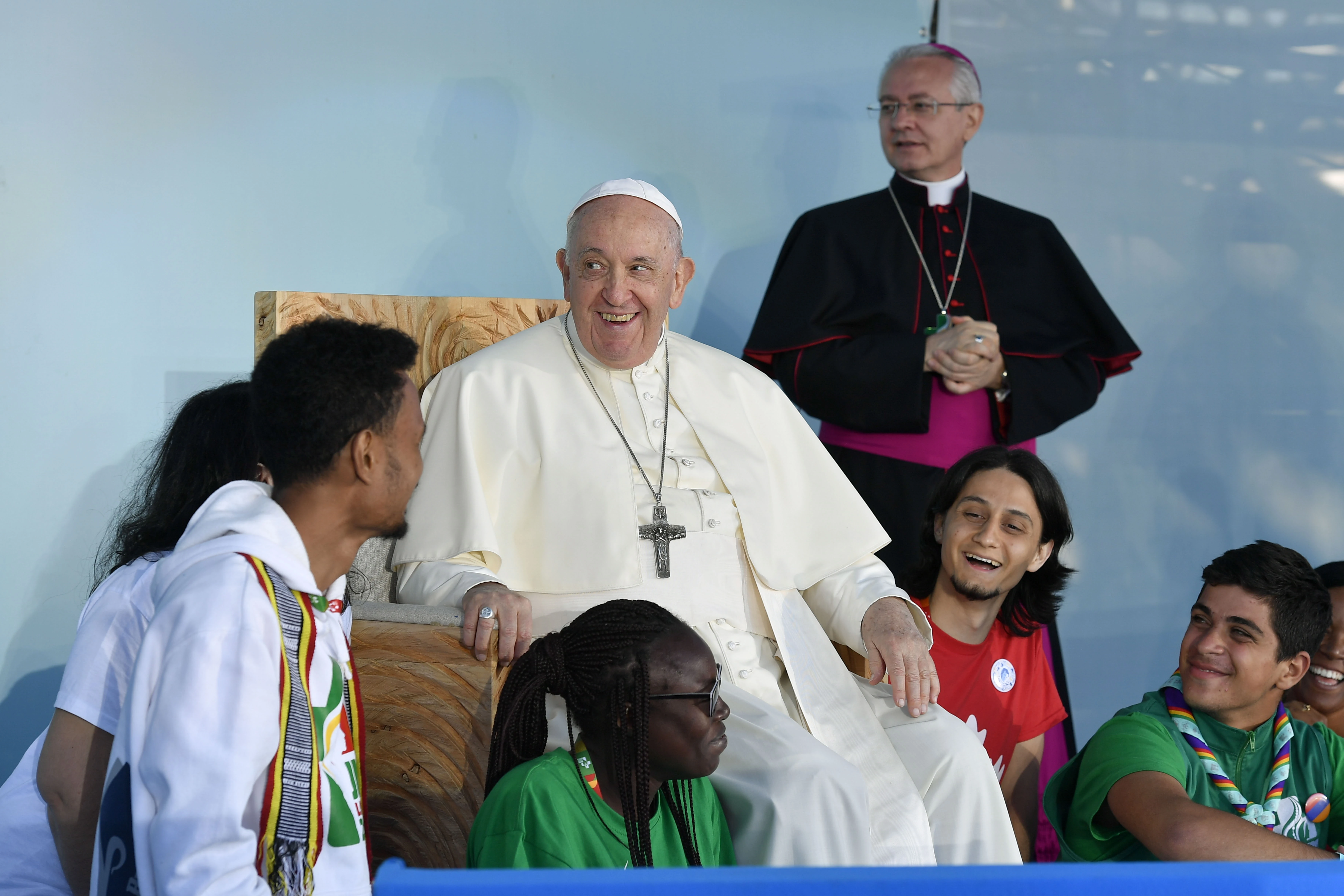 PHOTOS: Pope Francis’ First World Youth Day Speech, ‘God’s Heart Beats ...