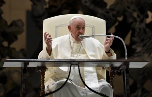 Pope Francis speaking to seminarians at the Vatican, Oct. 26, 2022 Vatican media