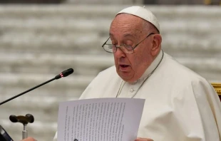 In a surprising move at the conclusion of the Synod on Synodality on Saturday, Oct. 26, 2024, Pope Francis ratified the final report, approved its immediate publication, and said he will not publish a separate postsynodal document. Credit: Vatican Media