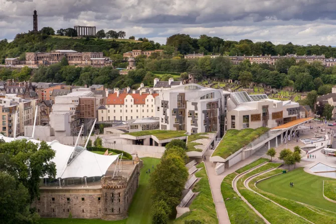 The Scottish Parliament in Edinburgh