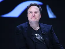 Elon Musk attends a session during the Cannes Lions International Festival Of Creativity 2024 on June 19, 2024 in Cannes, France.