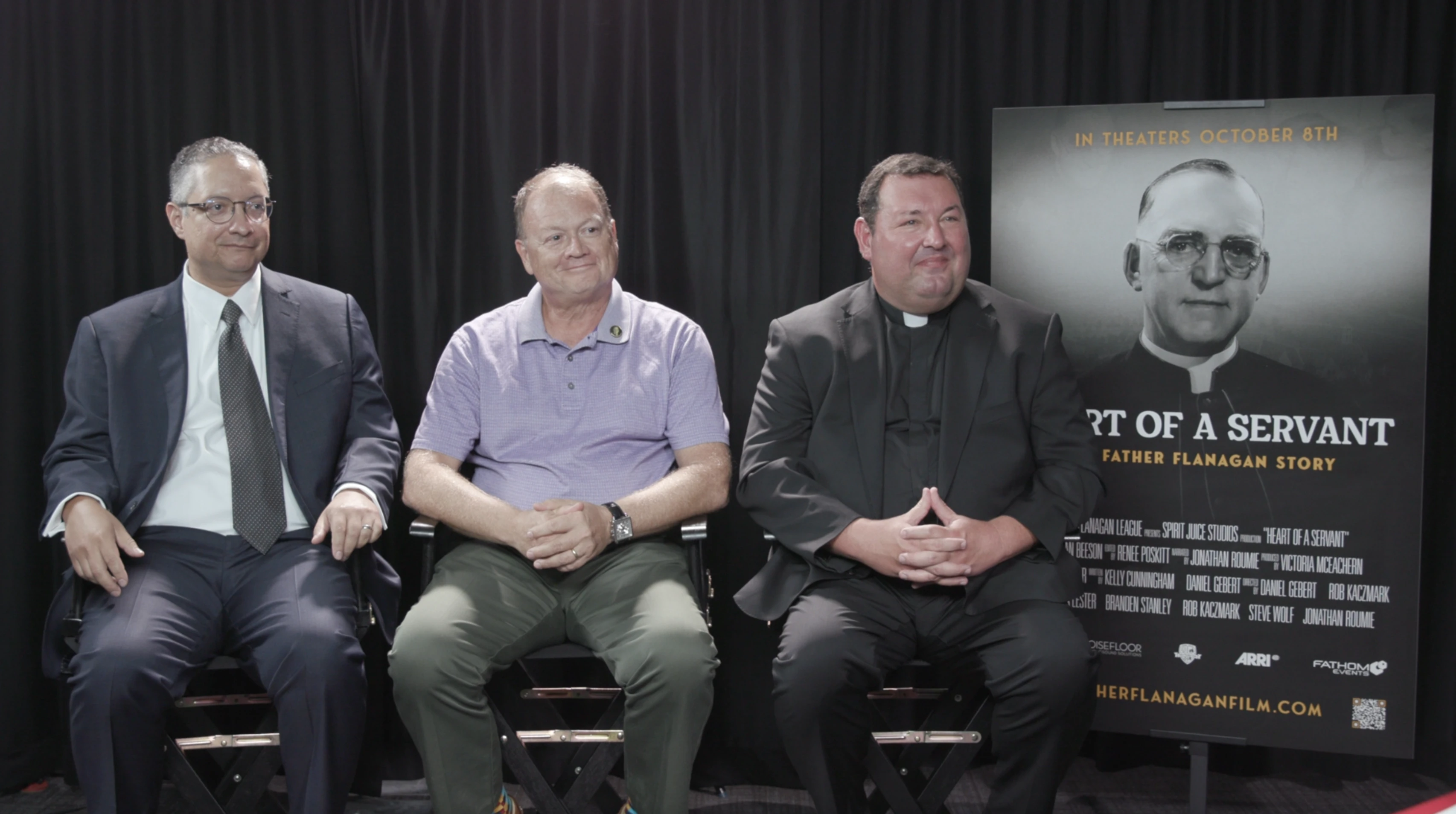 From left to right: Deacon Omar F.A. Gutierrez, notary in the cause for canonization, Steve Wolf, vice postulator in the cause for canonization and a Boys Town alumnus, and Father Ryan Lewis, JCL, the archbishop’s delegate.?w=200&h=150