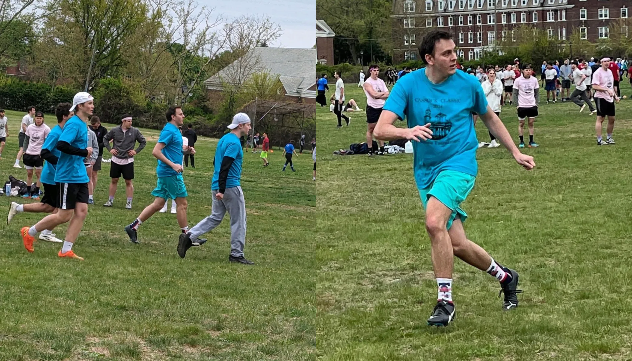 Father Gregory Miller plays Ultimate Frisbee during the annual "Cassock Classic."?w=200&h=150