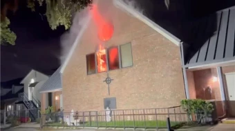 Investigators are looking into what caused a second blaze at Incarnation Catholic Church in Orlando, Florida. A suspicious fire previously caused significant damage to the church on June 24, 2023.