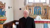 The rector of the Walsingham shrine, Father Robert Billing. The feast day of Our Lady of Walsingham was celebrated Sept. 24, 2024, in England for the first time.