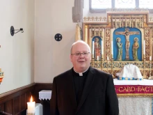 The rector of the Walsingham shrine, Father Robert Billing. The feast day of Our Lady of Walsingham was celebrated Sept. 24, 2024, in England for the first time.