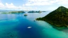 Aerial view from Flores Island, Indonesia.