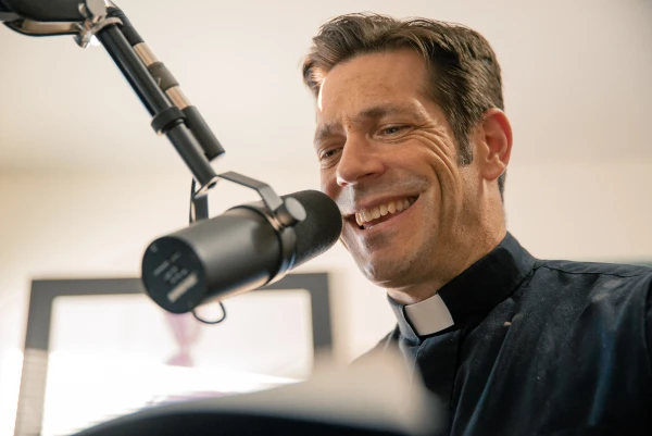 Father Mike Schmitz is host of the "Bible in a Year" podcast produced by Ascension. Courtesy of Ascension