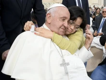 Pope Francis during the weekly general audience at St. Peter's Square on Oct. 9, 2024.