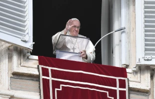 Pope Francis' Angelus message on Jan. 1, 2023, marked the Solemnity of the Blessed Virgin Mary, the Mother of God. An estimated 40,000 people gathered in St. Peter's Square for the event. Vatican Media