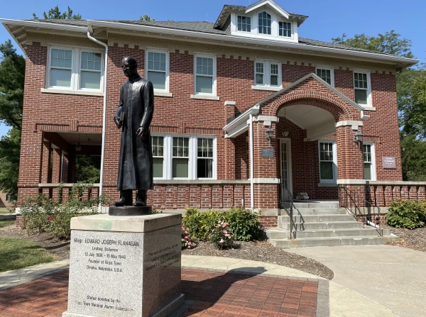 The home of Father Edward J. Flanagan in Boys Town, Nebraska. Credit: Francesca Pollio Fenton/CNA