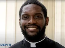 Father Jason Nioka, a recently ordained French priest who is in charge of the Catholic chaplains at the 2024 Paris Olympics.