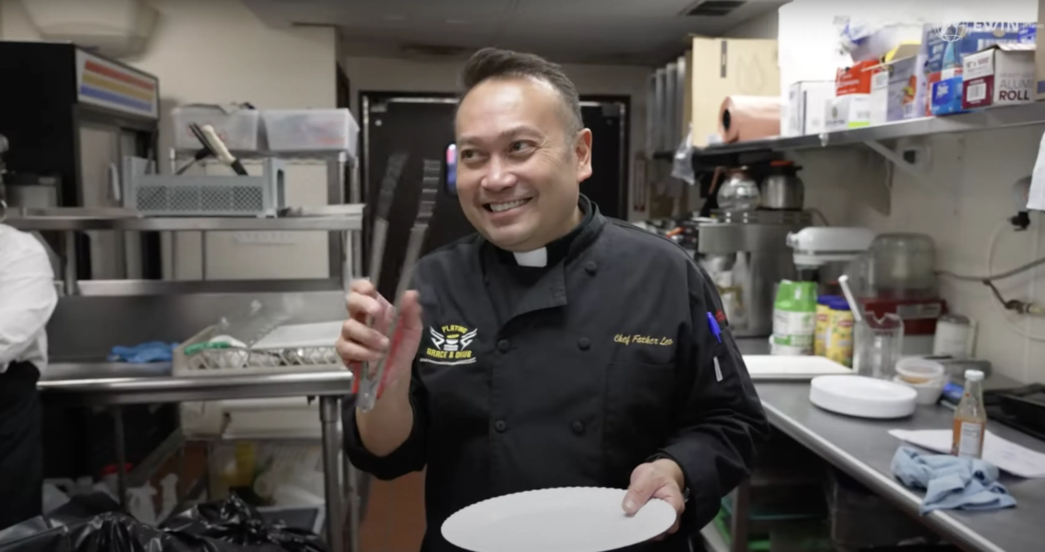 Priest and chef Father Leo opens restaurant to give second chances and nourish souls