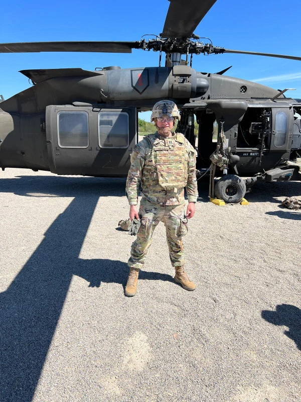 Father Adam Muda, a chaplain for the U.S. Army, during his time in Bulgaria. Credit: Photo courtesy of Father Adam Muda