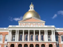 The Massachusetts State House.