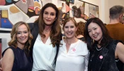 Dr. Johanna Olson-Kennedy (third from the left, with president of ABC Entertainment Karey Burke, Caitlin Jenner,  and producer Jane Cha Cutler at at fundraiser event for the Center for Transyouth Health and Development-Children's Hospital on Feb. 1, 2020) is being sued by a woman who says she was rushed into a gender transition.