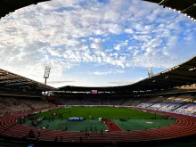 The King Baudouin Stadium in Brussels on Sept. 4, 2020.