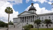 The South Carolina State House in Columbia, South Carolina, on May 16, 2023.