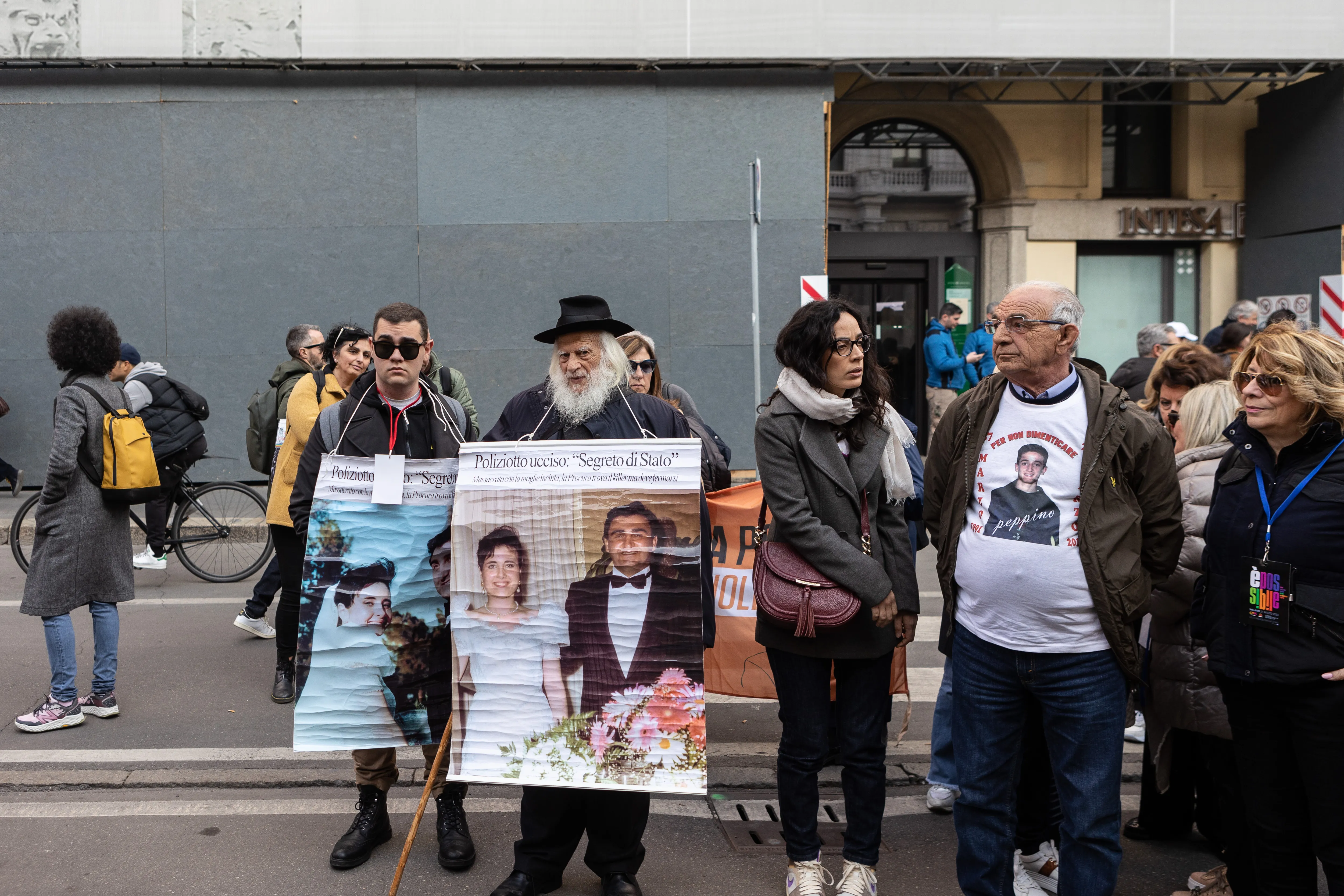 Family members of Mafia victims take part in a demonstration organized by Libera on the occasion of the National Day of Remembrance and Commitment to Remembering the Victims of the Mafia on March 21, 2023, in Milan, Italy.?w=200&h=150