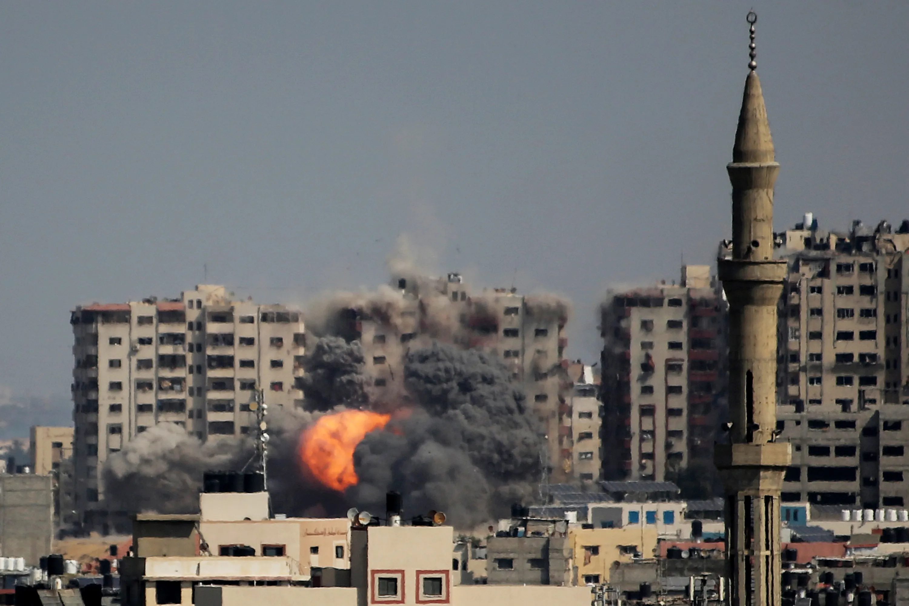 Israel unleashed an attack in the northern Gaza Strip on Oct. 12, 2023, in Gaza City, Gaza.?w=200&h=150