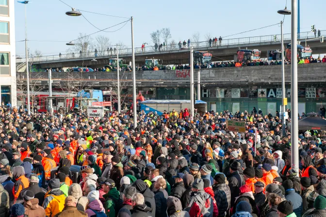 German protest