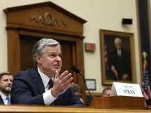 FBI Director Christopher Wray testifies before the House Judiciary Committee in the Rayburn House Office Building on July 24, 2024, in Washington, D.C.