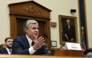 FBI Director Christopher Wray testifies before the House Judiciary Committee in the Rayburn House Office Building on July 24, 2024, in Washington, D.C. Credit: Justin Sullivan/Getty Images