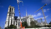 During the Olympics, track and field athletes rang the bronze bell at the Saint-Denis’ Stade de France and now that same bill will ring during Masses when Notre Dame Cathedral reopens this December.