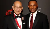 Lt. General Arthur J. Gregg (L) and President & CEO of the Thurgood Marshall College Fund Johnny C. Taylor Jr. attend the Thurgood Marshall College Fund 27th Annual Awards Gala at the Washington Hilton on November 16, 2015 in Washington, DC.