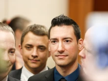 David Daleiden arrives for court at the Harris County Courthouse after surrendering to authorities on Feb. 4, 2016, in Houston.