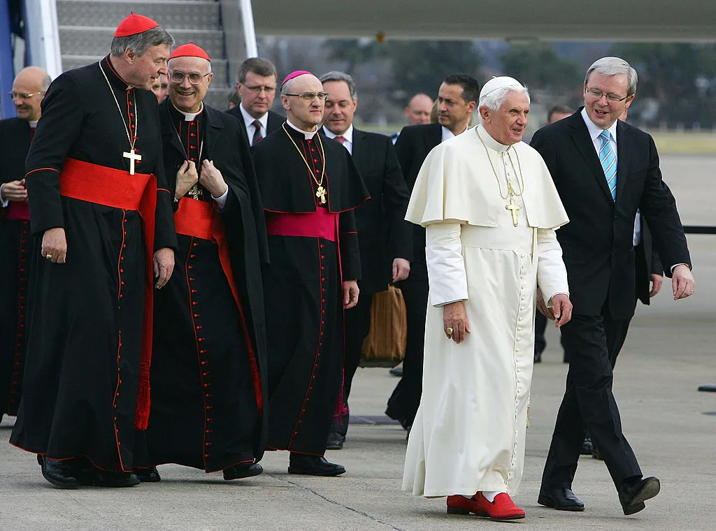 The story behind Pope Benedict XVI s red shoes Catholic News Agency