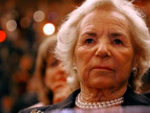 Ethel Kennedy attends the ceremonial installation for U.S. Attorney General Eric Holder at George Washington University March 27, 2009, in Washington, D.C.