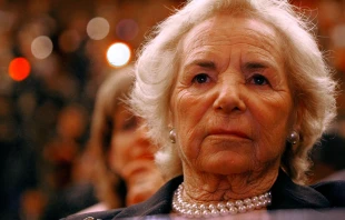 Ethel Kennedy attends the ceremonial installation for U.S. Attorney General Eric Holder at George Washington University March 27, 2009, in Washington, D.C. Credit: Chip Somodevilla/Getty Images