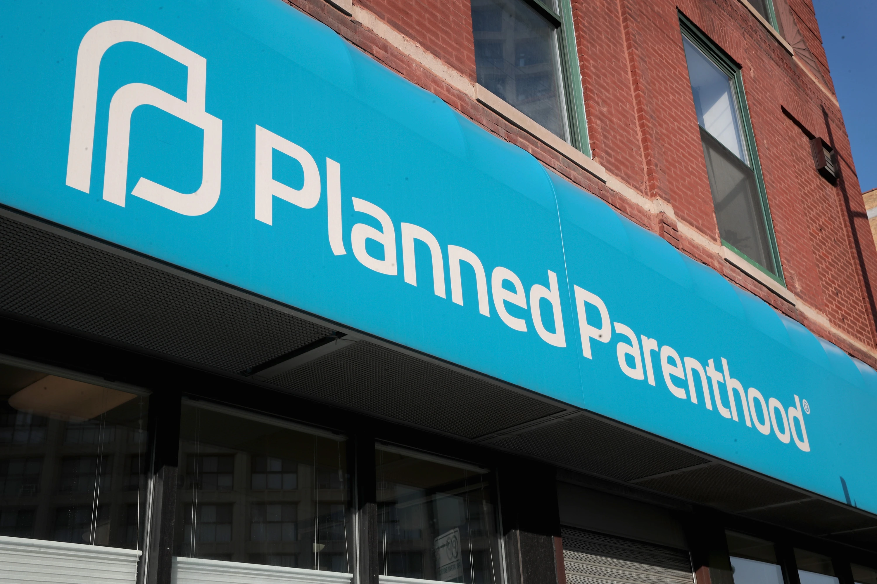 A sign hangs above a Planned Parenthood clinic on May 18, 2018, in Chicago.?w=200&h=150