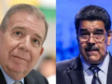 Venezuelan opposition presidential candidate for the Plataforma Unitaria Democratica party, Edmundo Gonzalez Urrutia (left) and current Venezuelan president Nicolas Maduro appear to have the lead in that country’s upcoming elections, which will take place July 28, 2024.