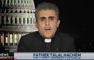 “We are worried about every human being in Lebanon because there is a big, big difference between what Lebanese people want and [how] the political parties are behaving these days,” said Holy Spirit University of Kaslik President Father Talal Hachem. Credit: "EWTN News Nightly"/Screenshot