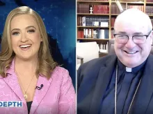 Archbishop-elect Richard Henning speaks with “EWTN News In Depth” host Catherine Hadro on Aug. 9, 2024, about his upcoming role as archbishop of the Archdiocese of Boston.