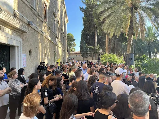 Prayer gathering at Mar Elias Monastery (Stella Maris) in Haifa, Israel.?w=200&h=150