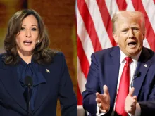 Democratic presidential candidate Vice President Kamala Harris and Republican presidential nominee Donald Trump.