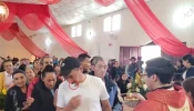 The moment a man tries to steal a consecrated Host in Honduras.