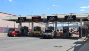 The U.S./Mexico border in El Paso, Texas.