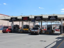 The U.S./Mexico border in El Paso, Texas.