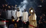 Eucharistic Adoration at Lucas Oil Stadium during the 2024 National Eucharistic Congress in Indianapolis, Indiana. July 17-21,2024.