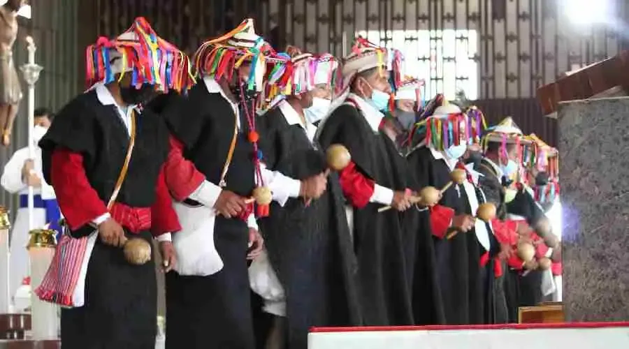 Pilgrims from the Archdiocese of Tuxtla Gutiérrez, Diocese of Tapachula, and Diocese of San Cristóbal de las Casas in the Basilica of Guadalupe in May 2022.?w=200&h=150