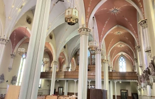 The interior of St. Boniface is seen in Manitowoc, Wisconsin. Credit: John Maurer