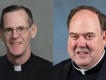 Bishop-elect Scott Bullock (left) and Bishop-elect Dennis Walsh.